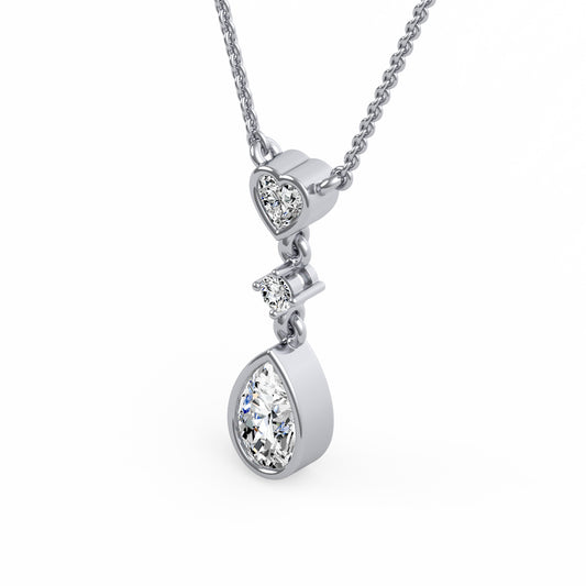 Trio Shape Diamond Pendant