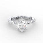 Oval with Marquise Side Ring