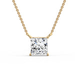 Classic Princess Diamond Pendant