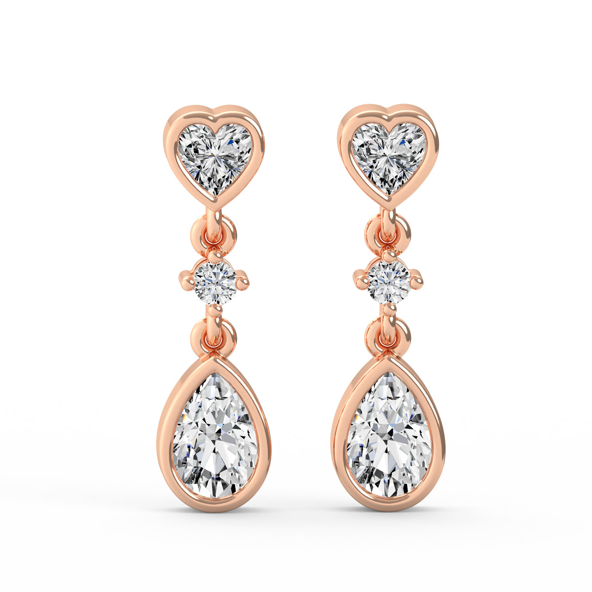 Round Diamond Everyday Earrings