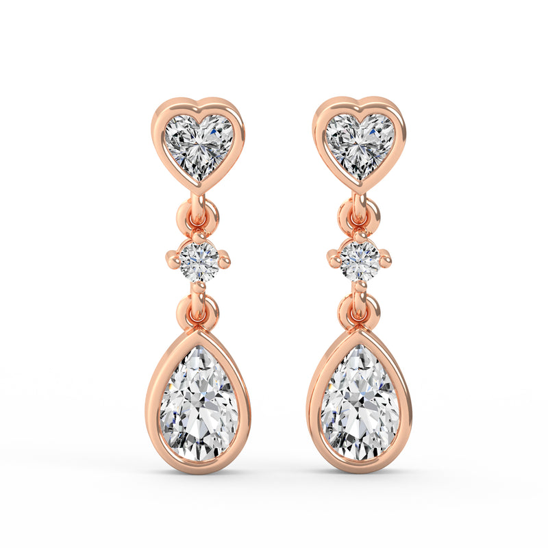 Round Diamond Everyday Earrings