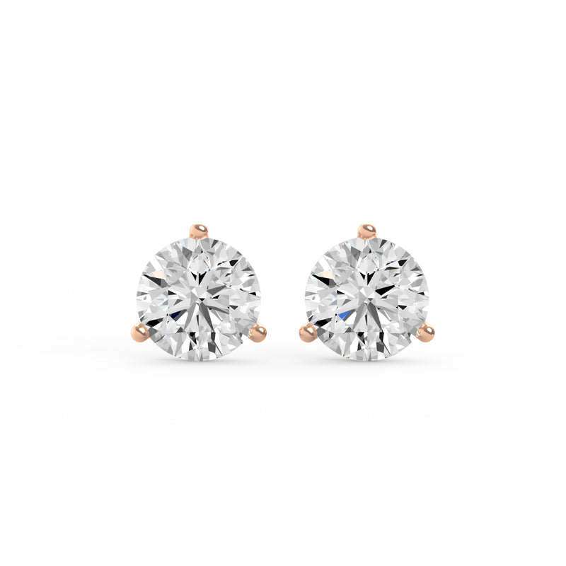 Classic Round Diamond Studs