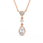 Trio Shape Diamond Pendant