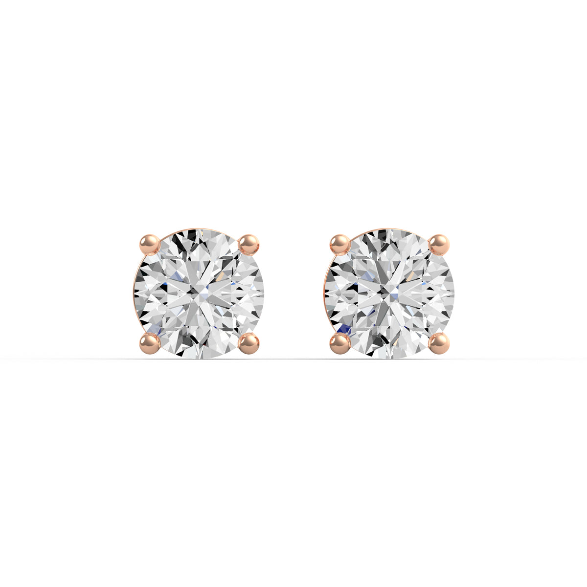 Classic Round Diamond Studs