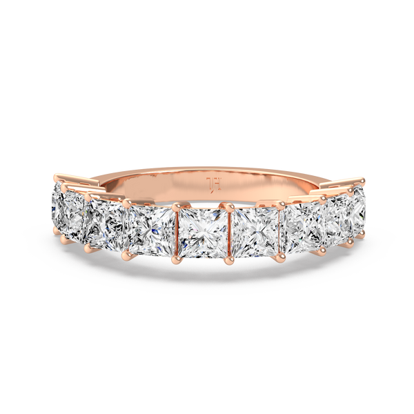 Half Eternity Princess Ring R-050