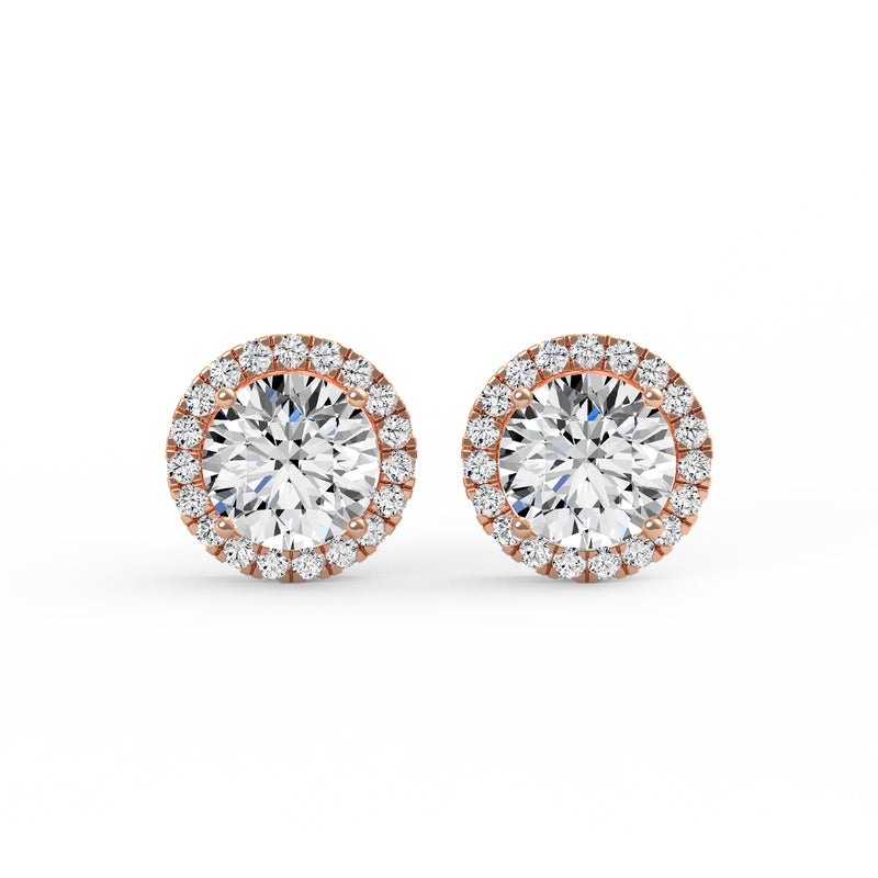 Classic Round Diamond Studs