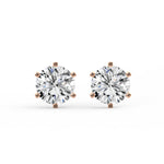 Classic Round Diamond Studs