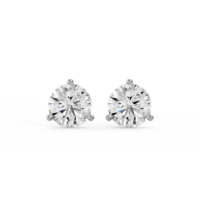 Classic Round Diamond Studs