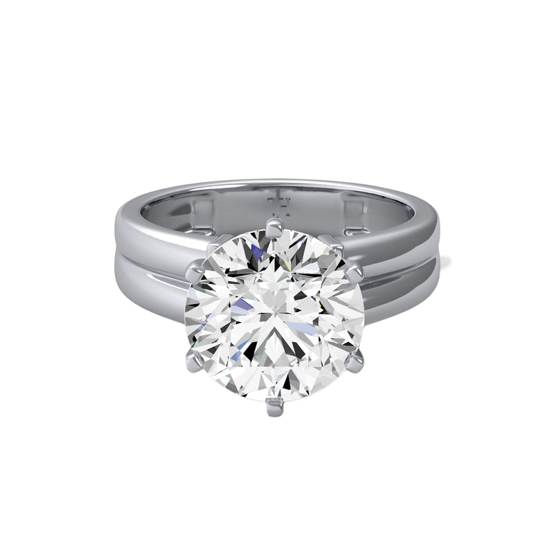 5ct Round Solitaire Ring