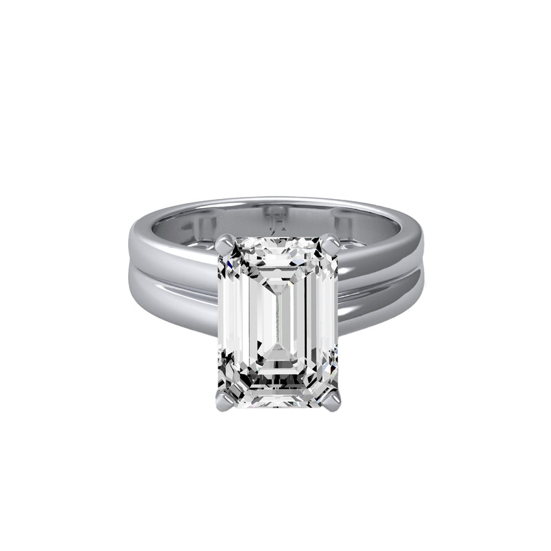 5ct Emerald Cut Diamond Ring