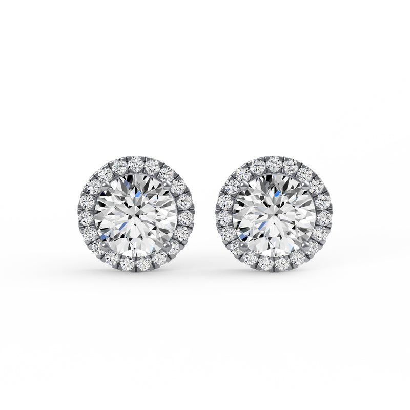 Classic Round Diamond Studs