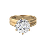 5ct Round Solitaire Ring