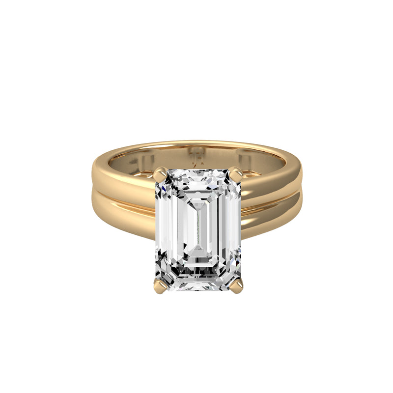 5ct Emerald Cut Diamond Ring