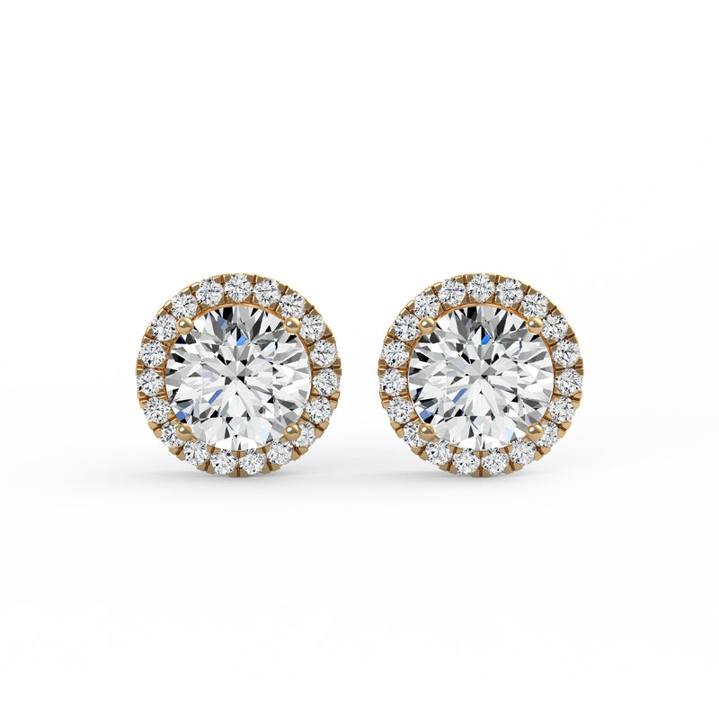 Classic Round Diamond Studs