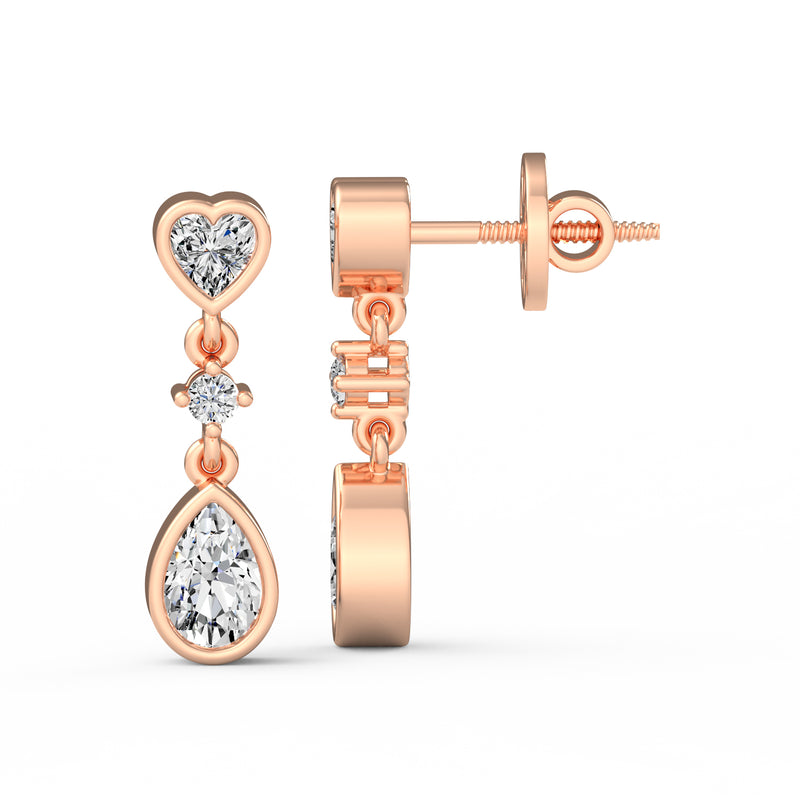 Round Diamond Everyday Earrings