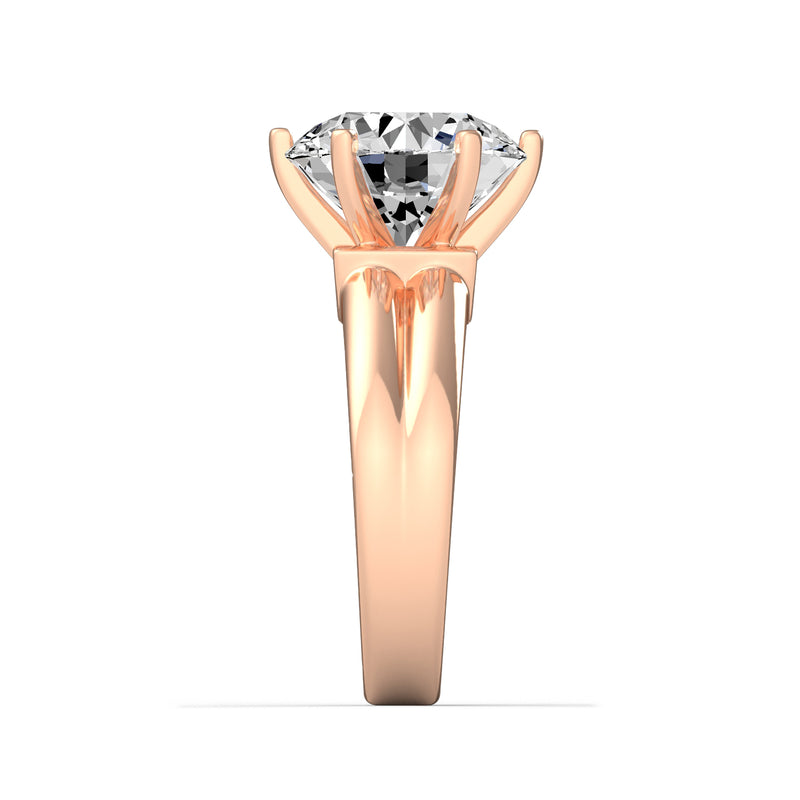 5ct Round Solitaire Ring