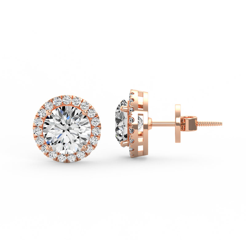 Classic Round Diamond Studs