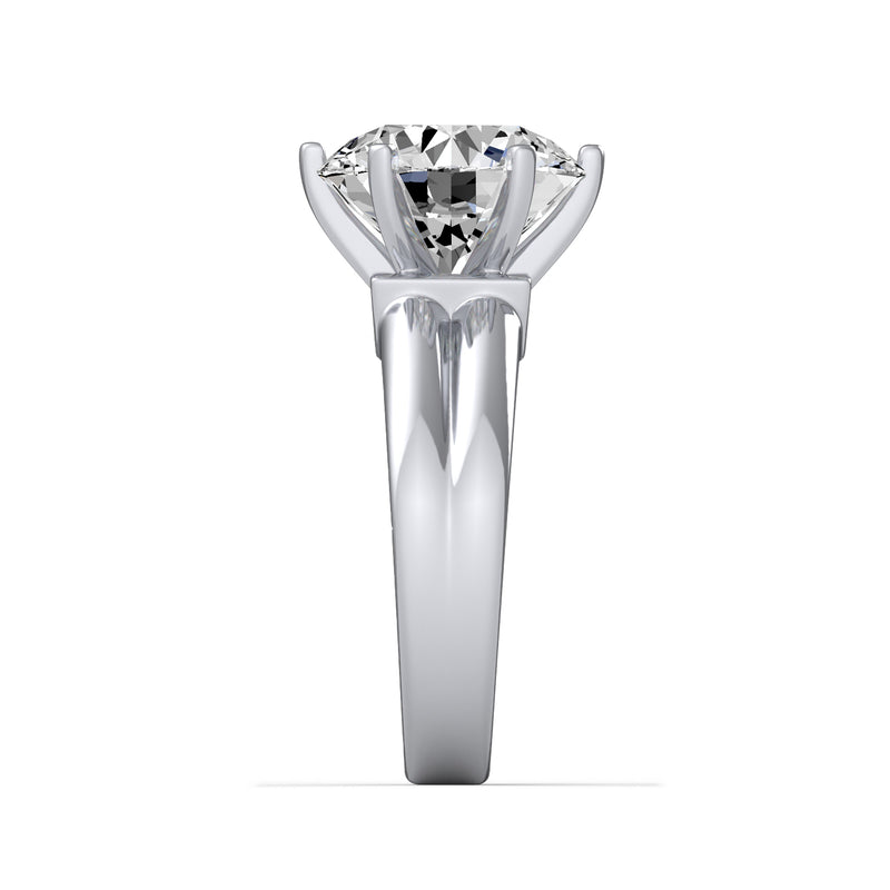 5ct Round Solitaire Ring
