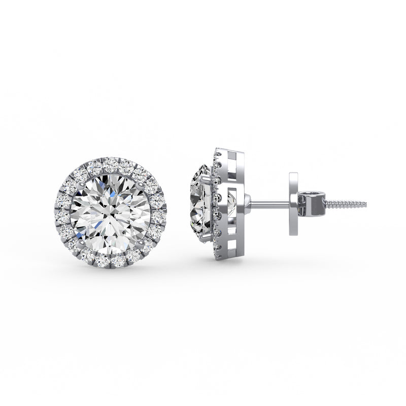 Classic Round Diamond Studs