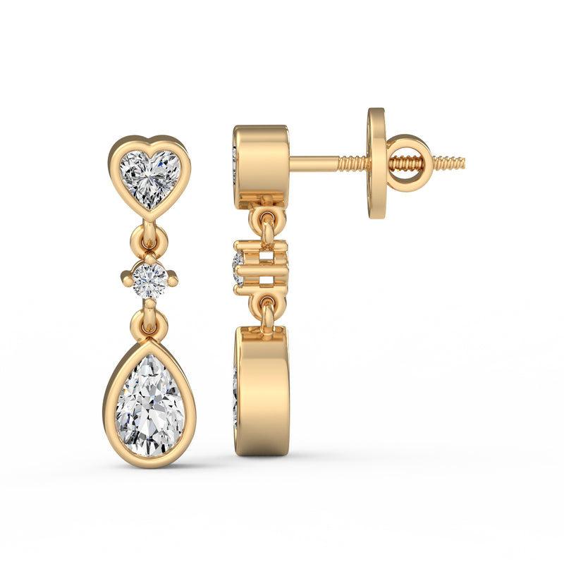 Round Diamond Everyday Earrings
