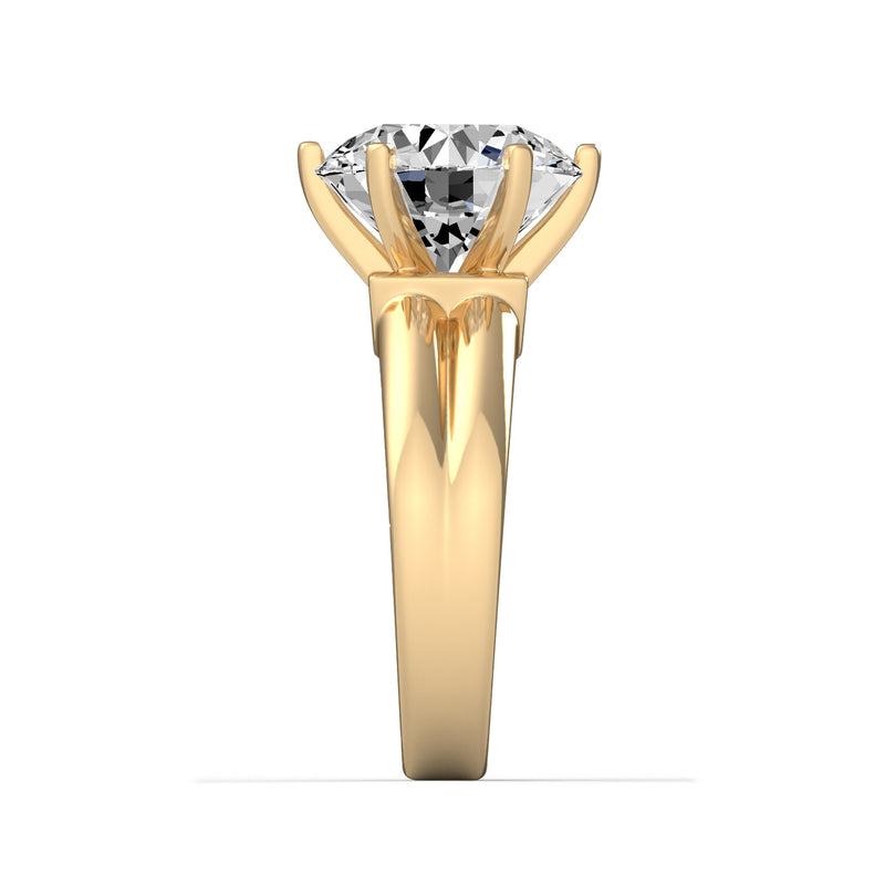 5ct Round Solitaire Ring