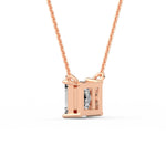 Classic Princess Diamond Pendant