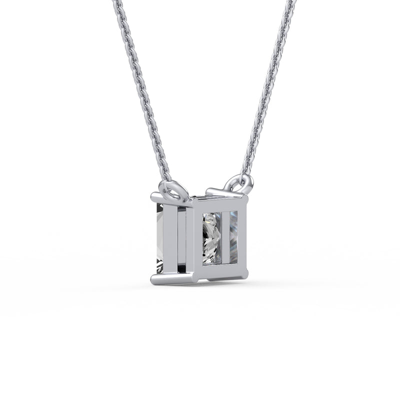 Classic Princess Diamond Pendant
