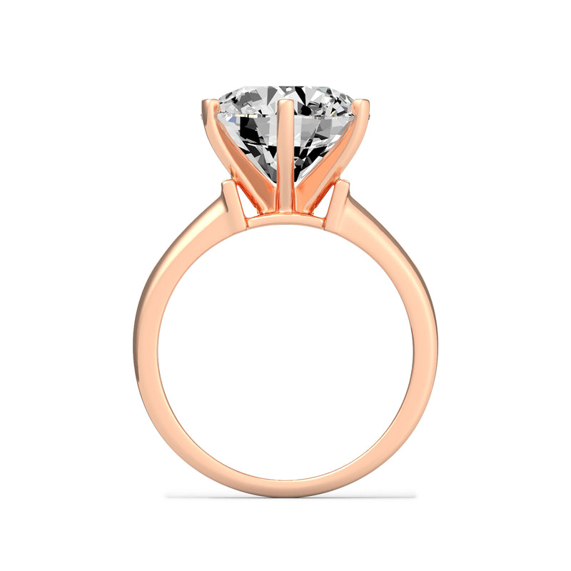5ct Round Solitaire Ring