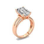 5ct Emerald Cut Diamond Ring