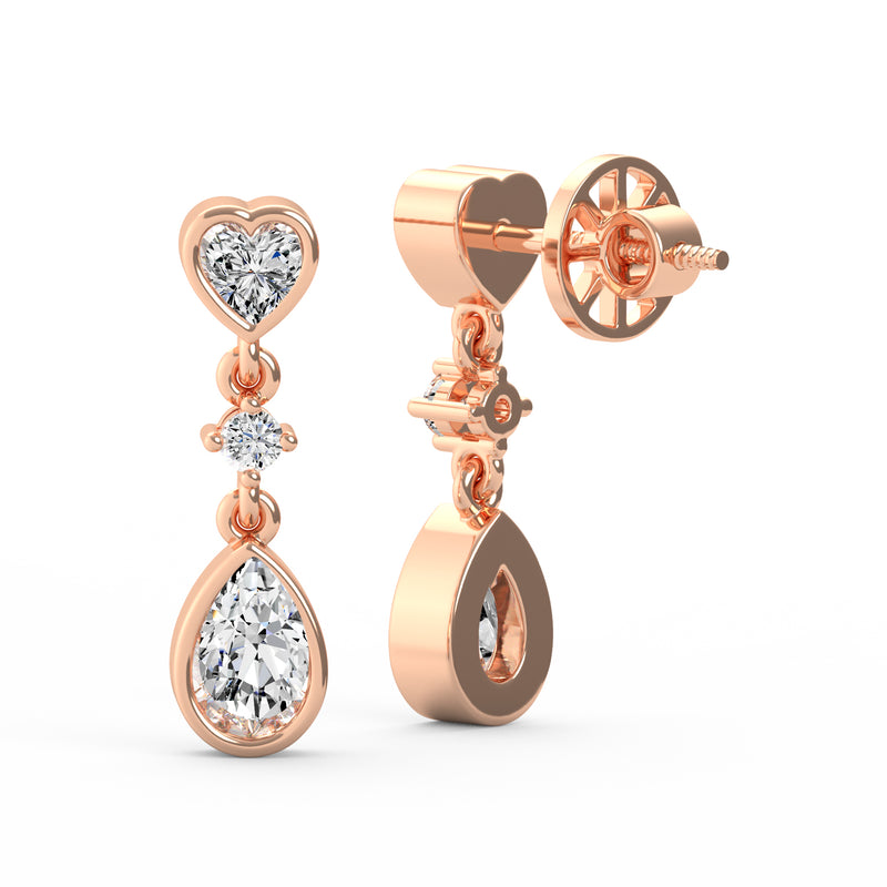 Round Diamond Everyday Earrings