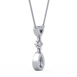 Trio Shape Diamond Pendant