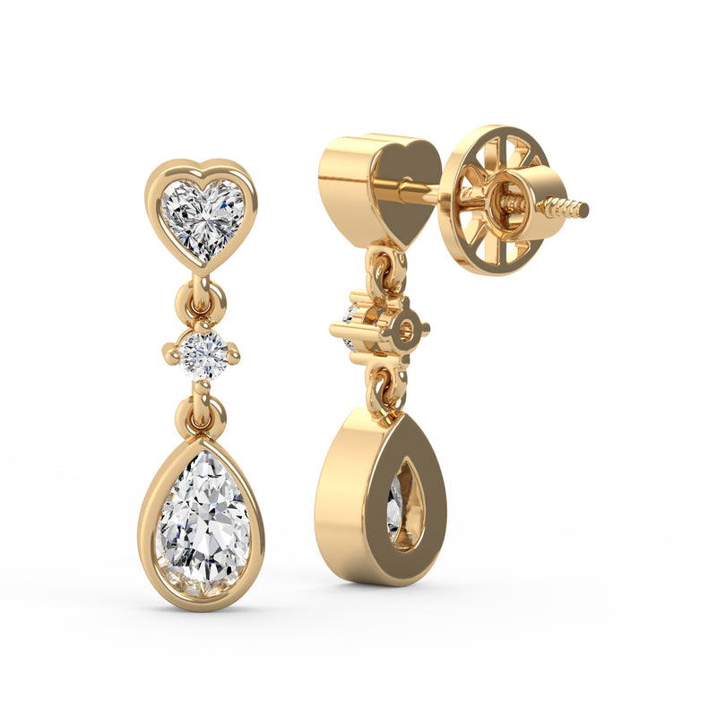 Round Diamond Everyday Earrings