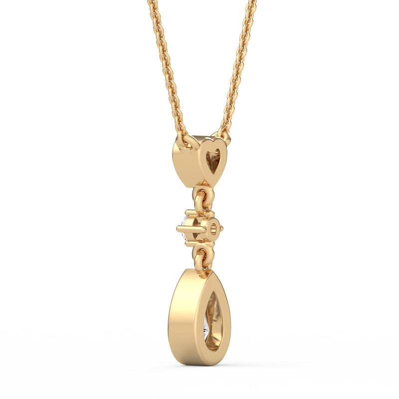 Trio Shape Diamond Pendant