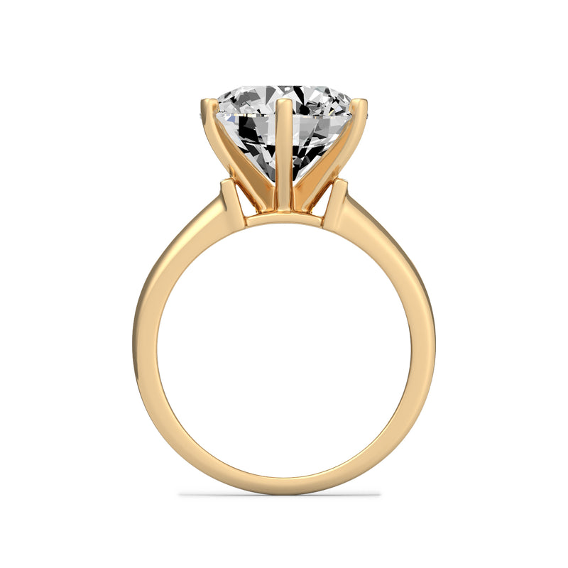 5ct Round Solitaire Ring