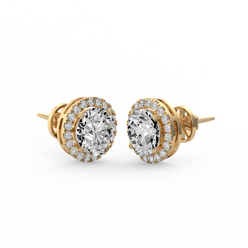 Classic Round Diamond Studs