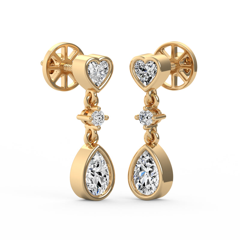 Round Diamond Everyday Earrings