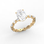 Oval with Marquise Side Ring