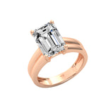 5ct Emerald Cut Diamond Ring