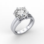 5ct Round Solitaire Ring