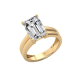 5ct Emerald Cut Diamond Ring