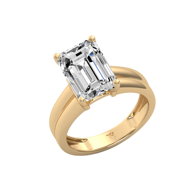 5ct Emerald Cut Diamond Ring