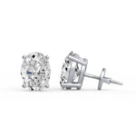 Classic Oval Diamond Studs