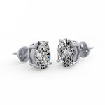 Classic Oval Diamond Studs