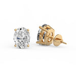 Classic Oval Diamond Studs