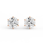 Classic Round Diamond Studs