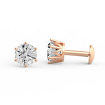 Classic Round Diamond Studs