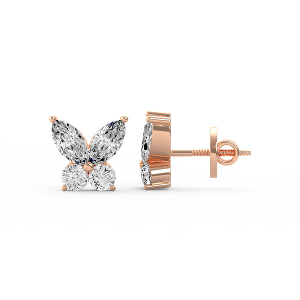Butterfly Diamond Earrings