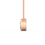 Classic Oval Toi et Moi Diamond Pendant