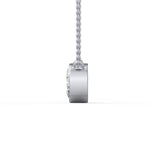 Classic Oval Toi et Moi Diamond Pendant