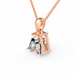 Classic A Diamond Initial Pendant